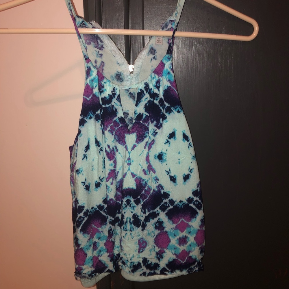 Charlotte Russe snake skin crop top